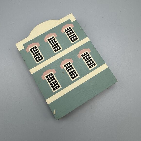 1989 The Cat's Meow 1900 Jones Bros Tea Co Shelf Sitter Wood Series IV Kitschy - Picture 10 of 10